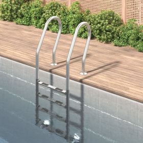 Pool Ladder Silver 304 Stainless Steel Standard