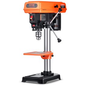 VEVOR 8 in Benchtop Drill Press, 2.5A Induction Motor, Tabletop Drilling Machine with 620 / 1140 / 1740 / 2340 / 3100 RPM Adjustable Speed