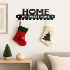 CIFbuy 2-in-1 Halloween Christmas Wall Key Holder With Sturdy Iron Hooks Entryway Organizer Holiday Home Decor(TikTok, Temu Pick-up Service) (Option: defaulttitle)